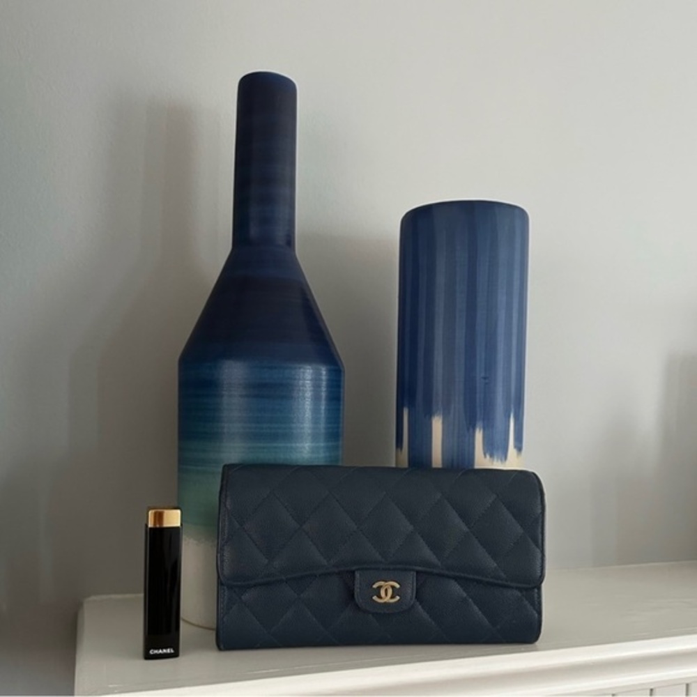 CHANEL TIMELESS CLASSIC L-GUSSET FLAP WALLET